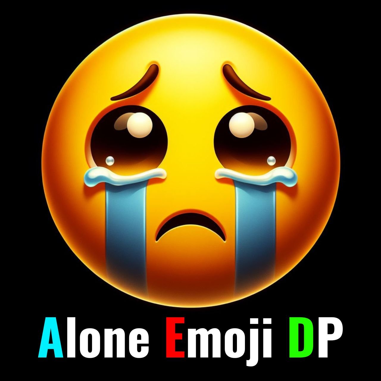 Alone Emoji DP for WhatsApp, FB & Instagram Profile Pic 2024