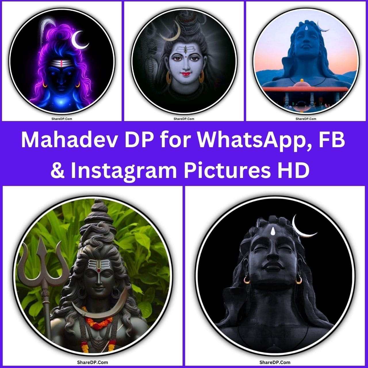 [1027+] Mahadev DP for WhatsApp, FB & Instagram Pictures HD 2024