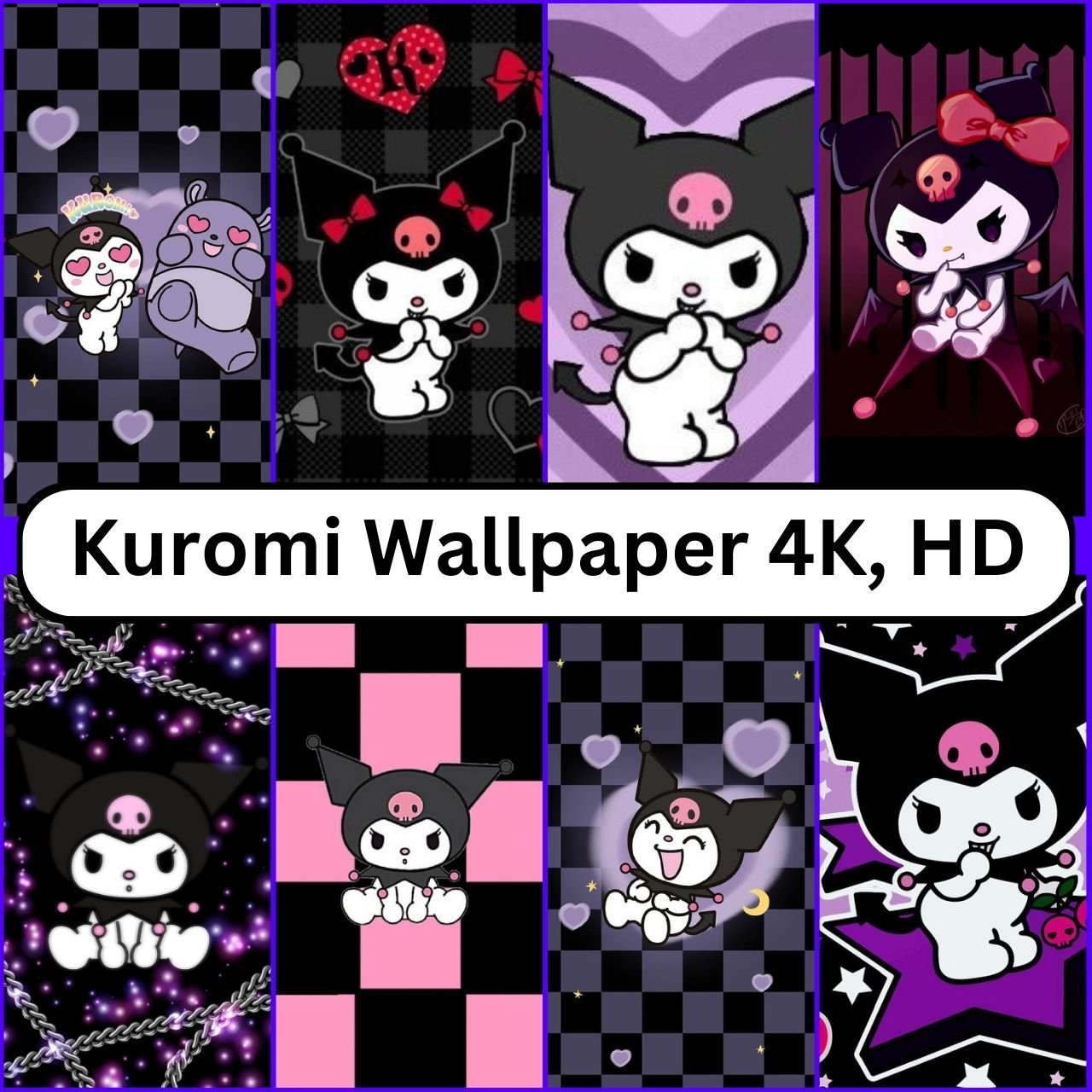 [1000+] Kuromi Wallpaper 4K, HD, 1080p Cute Aesthetic Free 2024