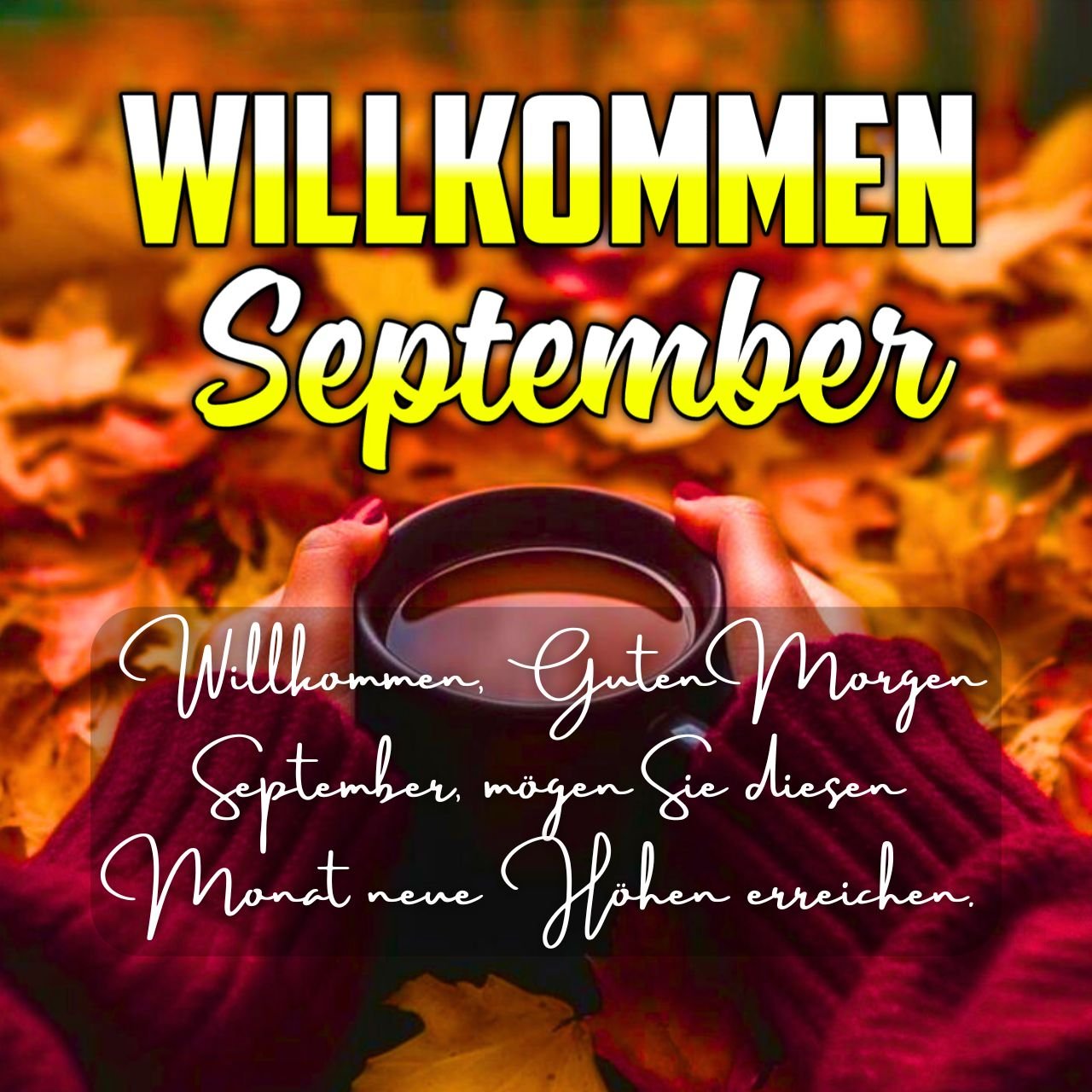 [1084+] Willkommen September Bilder, GIF Neu Kostenlos {Schöne 1 Sonntag 2024}