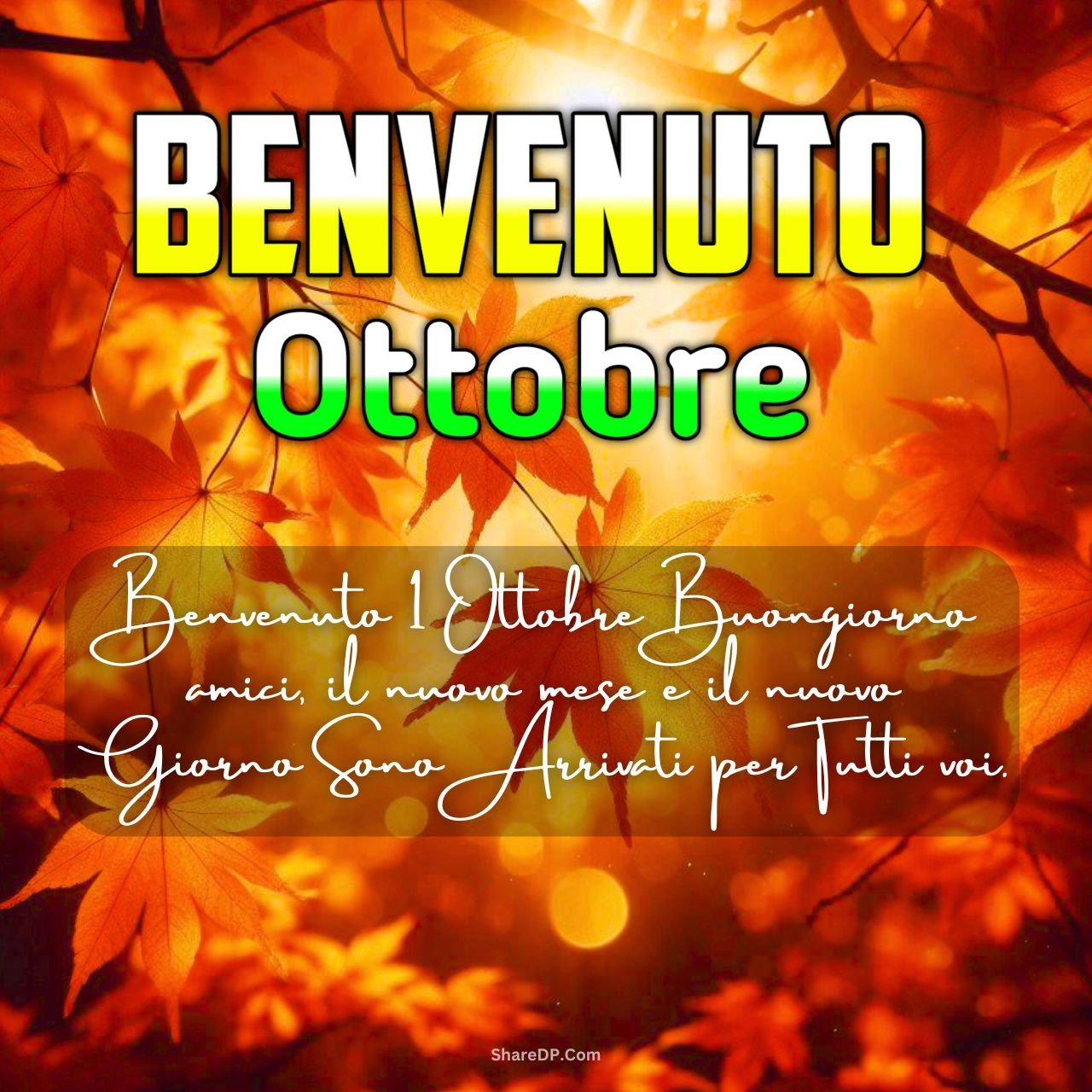 [1068+] Benvenuto Ottobre Immagini, GIF, Nuove Gratis {Buon 1 Martedì 2024}