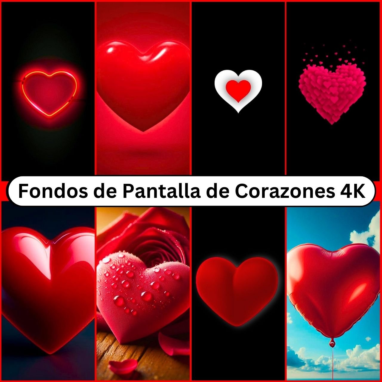 [826+] Fondos de Pantalla de Corazones Aesthetics, Imágenes 4K 2024