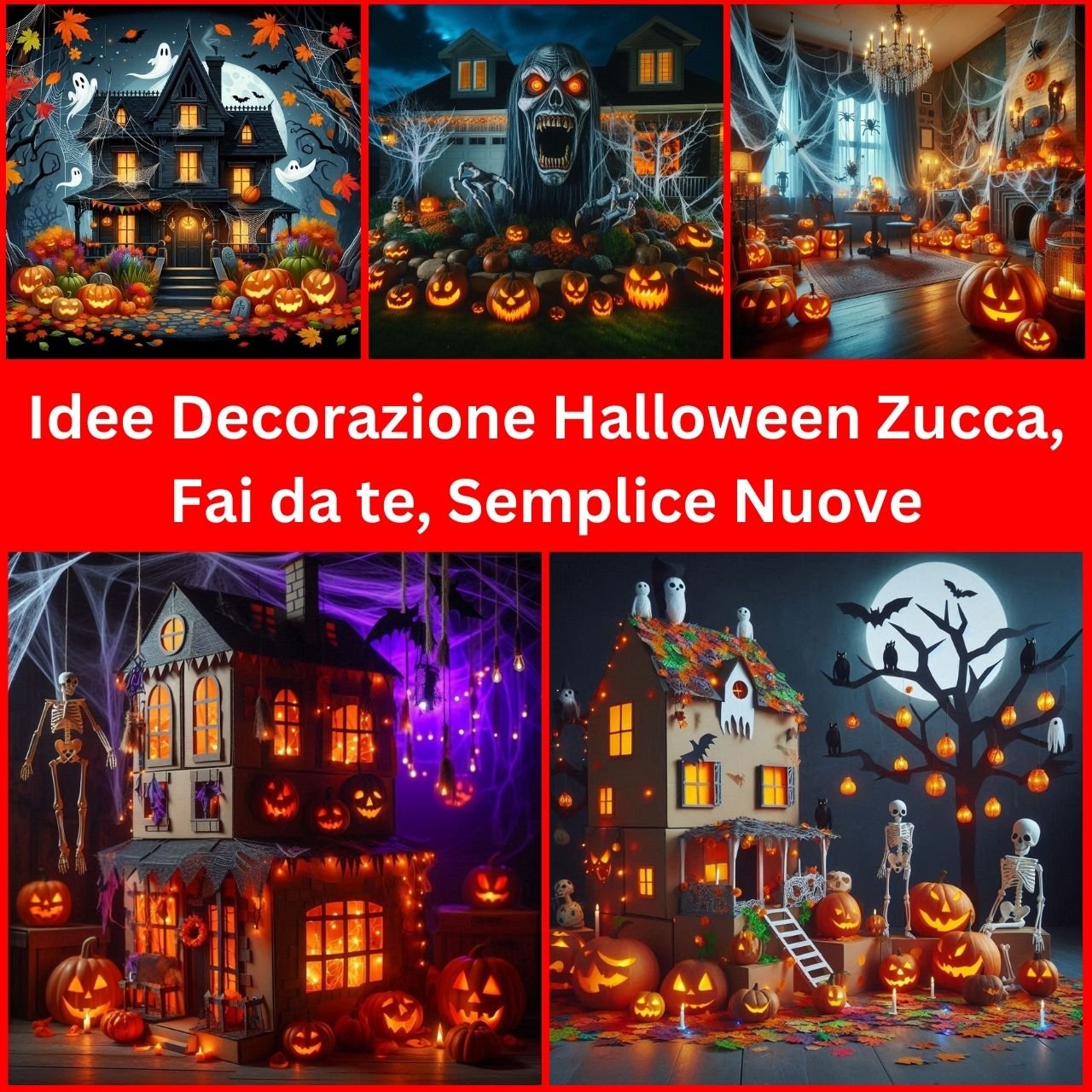 [268+] Idee Decorazione Halloween Zucca, Fai da te, Semplice Nuove 2024