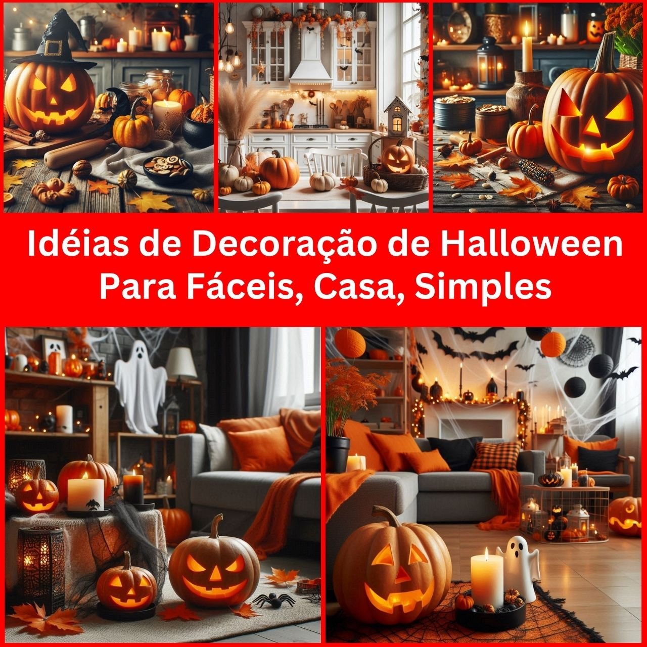 [174+] Idéias de Decoração de Halloween Para Fáceis, Casa, Simples 2024