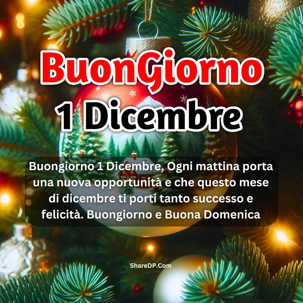 [199+] Buongiorno 1 Dicembre Immagini, GIF, Frasi Nuove Gratis {Buona Domenica 2024}