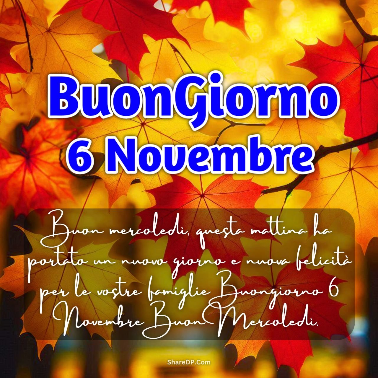 [299+] Buongiorno 6 Novembre Immagini, GIF, Frasi Nuove Gratis {Buon Mercoledì 2024}