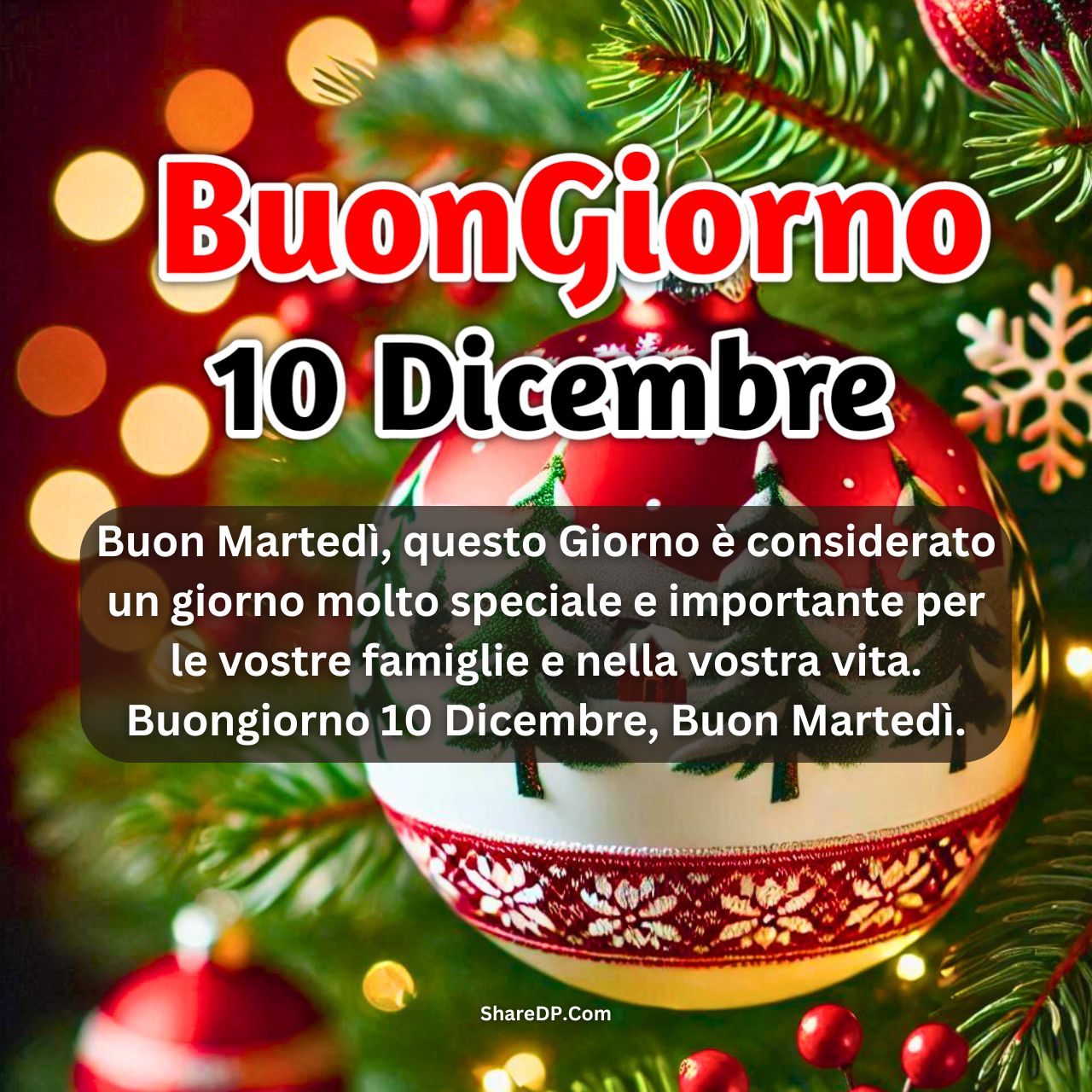 [299+] Buongiorno 10 Dicembre Immagini, GIF, Frasi Nuove Gratis {Buon Martedì 2024}