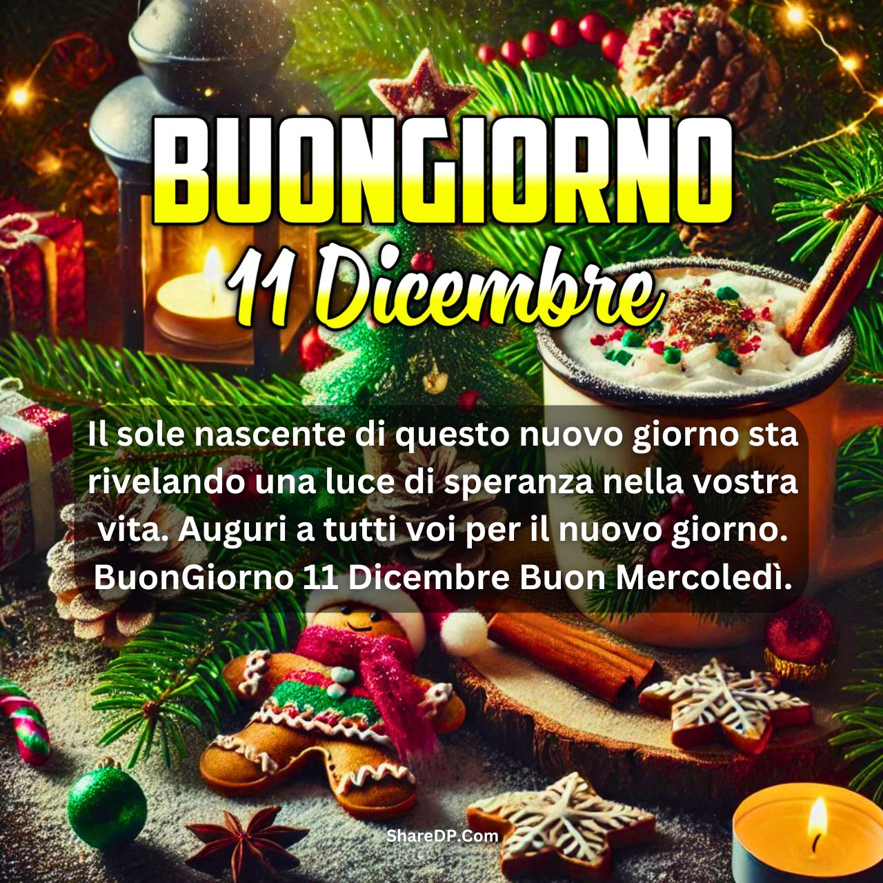 [100+] Buongiorno 11 Dicembre Immagini, GIF, Frasi Nuove Gratis {Buon Mercoledì 2024}