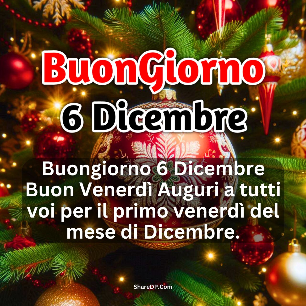 [100+] Buongiorno 6 Dicembre Immagini, GIF, Frasi Nuove Gratis {Buon Venerdì 2024}