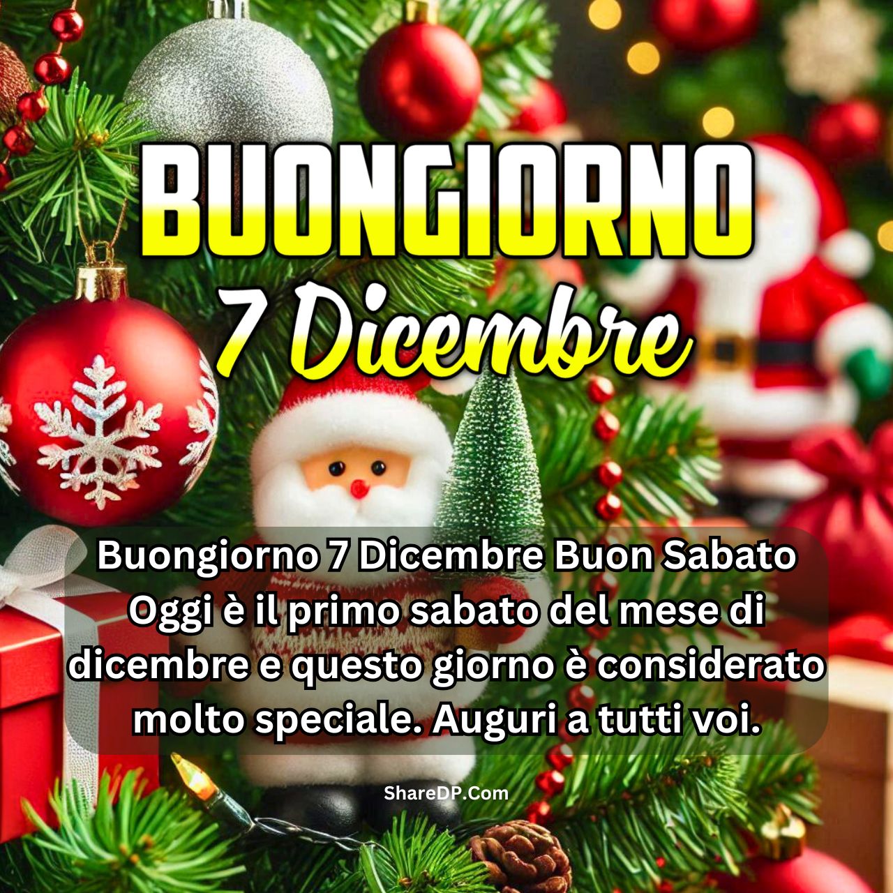 [149+] Buongiorno 7 Dicembre Immagini, GIF, Frasi Nuove Gratis {Buon Sabato 2024}