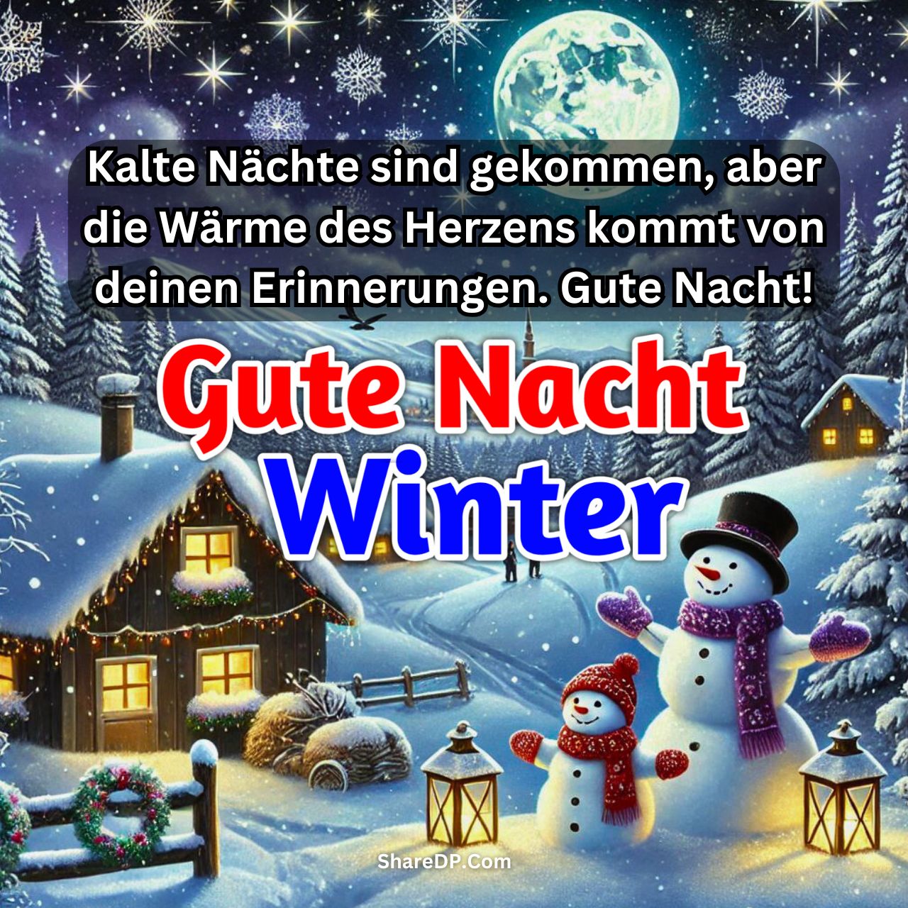 [2599+] Gute Nacht Winter Grüße Bilder für WhatsApp Foto Neu Kostenlos 2024