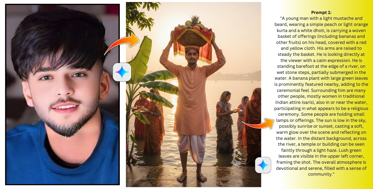 Chhat Puja Photo Editing Google Gemini Prompt, Gemini Chhat Puja Ai Photo Editing Prompt