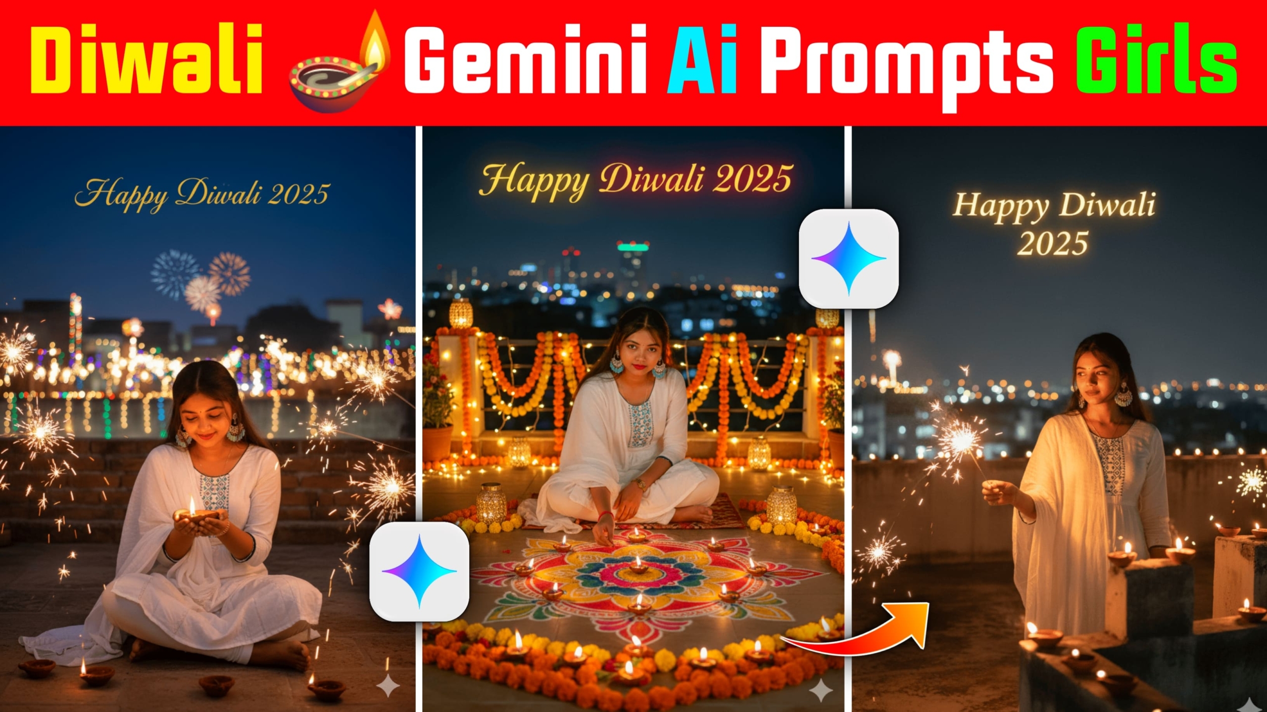 Dipawali Gemini Ai Photo Editing Prompt Girl 2025, Diwali Gemini Ai Photo Editing Prompt 2025