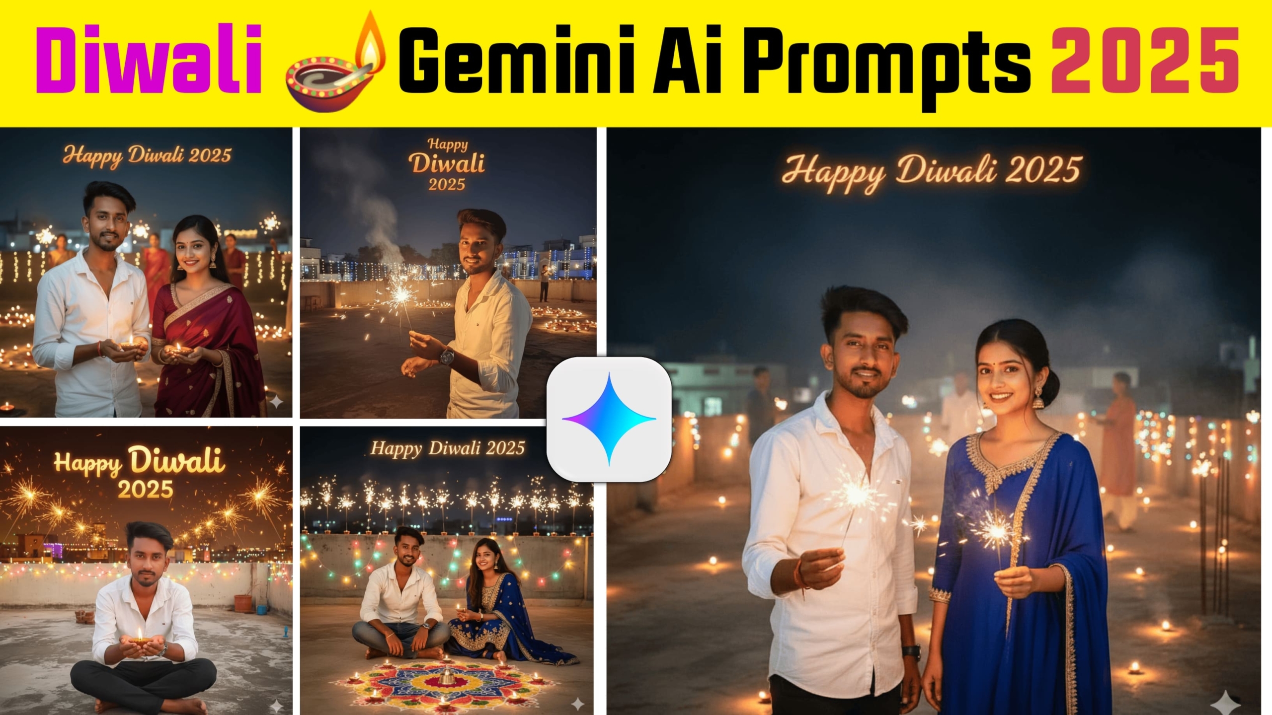 Diwali Gemini AI Photo Editing Prompt 2025, Gemini AI Dipawali Photo Editing Prompt 2025