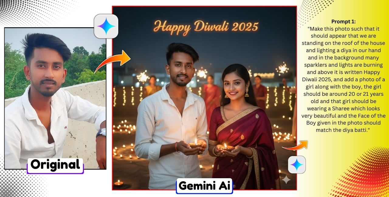 Diwali Special Gemini AI Photo Prompts Copy and Paste for Boys & Girls 2025