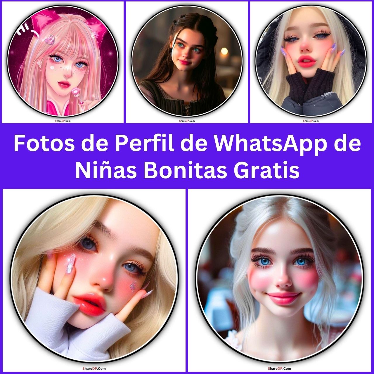 Fotos de Perfil de WhatsApp de Niñas Bonitas Gratis 2025