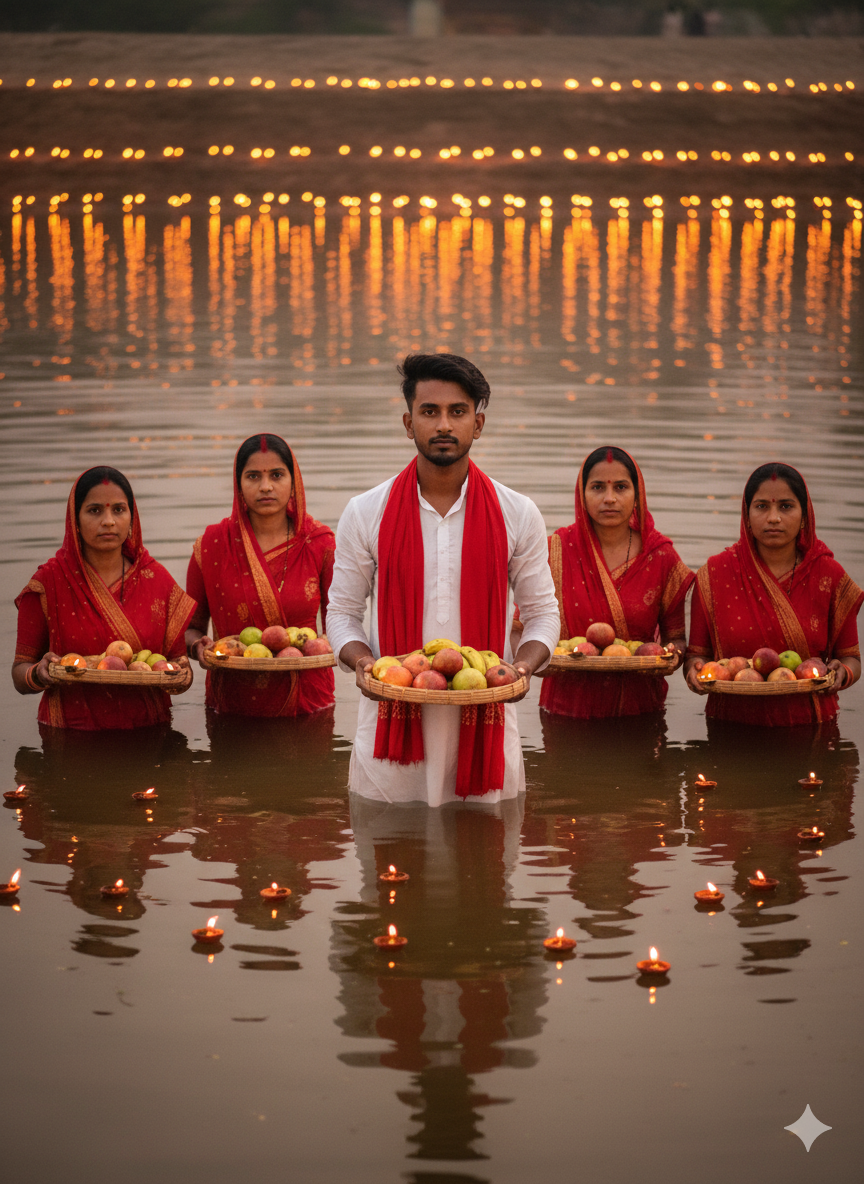 Gemini Chhat Puja Ai Photo Editing Prompt