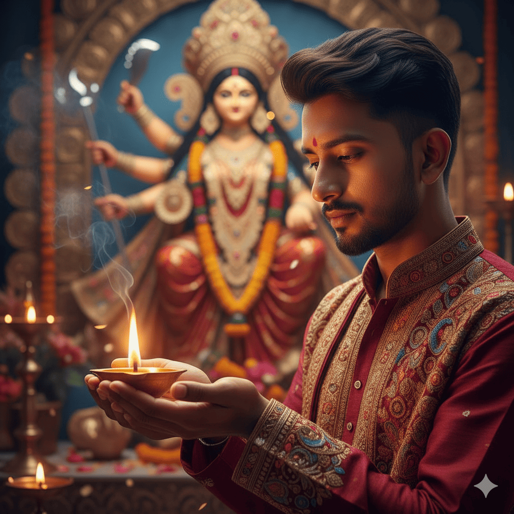 Google Gemini Navratri Garba Ai Photo Editing Prompt Boy