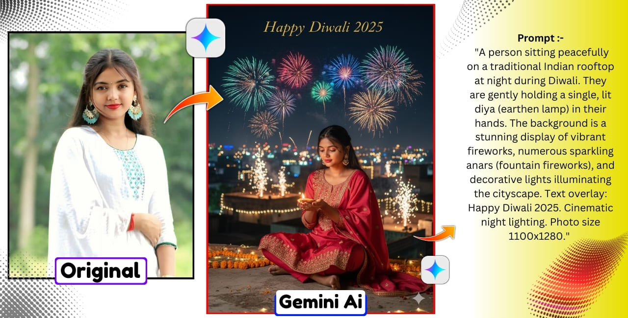 Happy Diwali Google Gemini Nano Banana Ai
