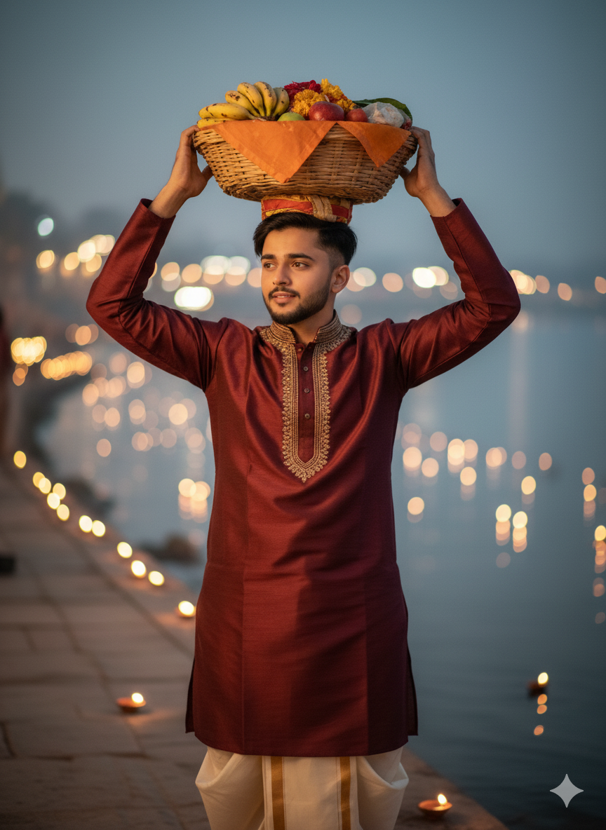 Instagram Viral Chhath Puja Photo Editing Prompts