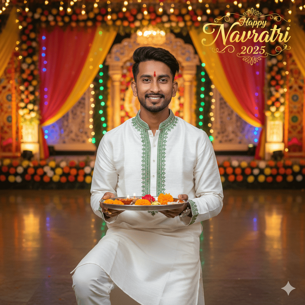 navratri gemini prompt for boys