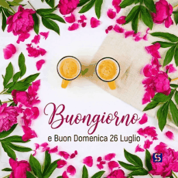 Buongiorno e buon domenica 26 luglio immagini gif animate con auguri positivi e paesaggi sereni