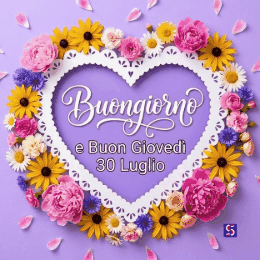 Immagine e GIF animate di buongiorno e buon giovedì 30 luglio con sole, caffè e messaggi positivi per iniziare la giornata