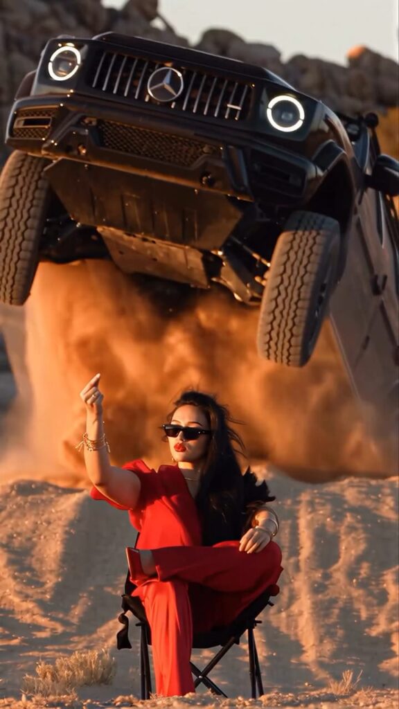 Instagram Trending Car Entry Stunt Ai Video Editing Prompt