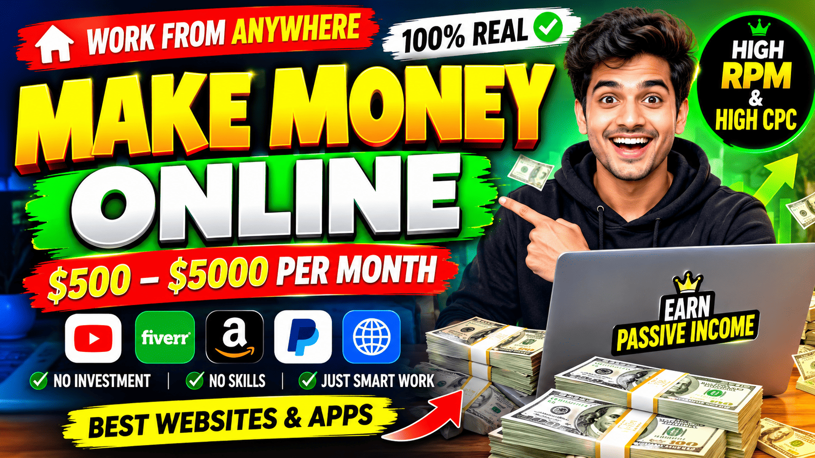 Make Money Online in 2026 Best Ways to Earn Money from Home
